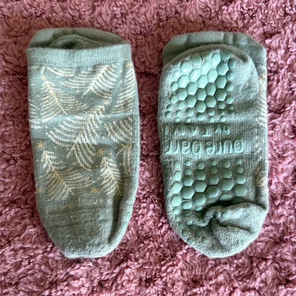 Mint Green Non-Slip Socks